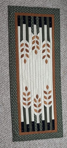 Customer photo review of Wheatland Runner - Black Backing