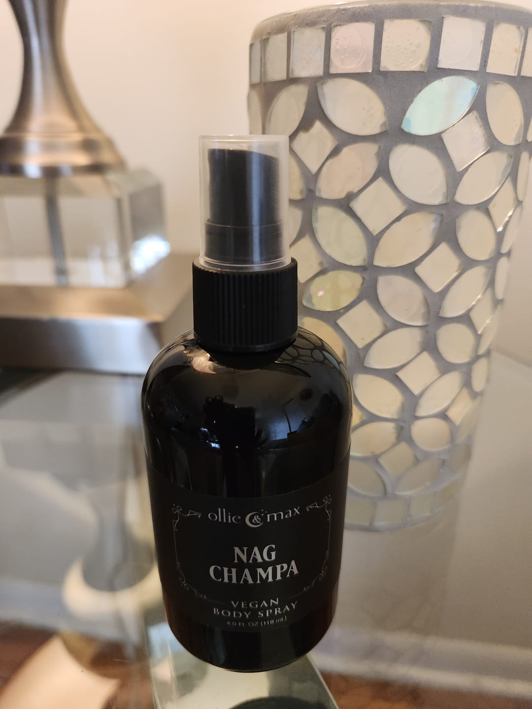 Customer photo review of Nag Champa Body Spray