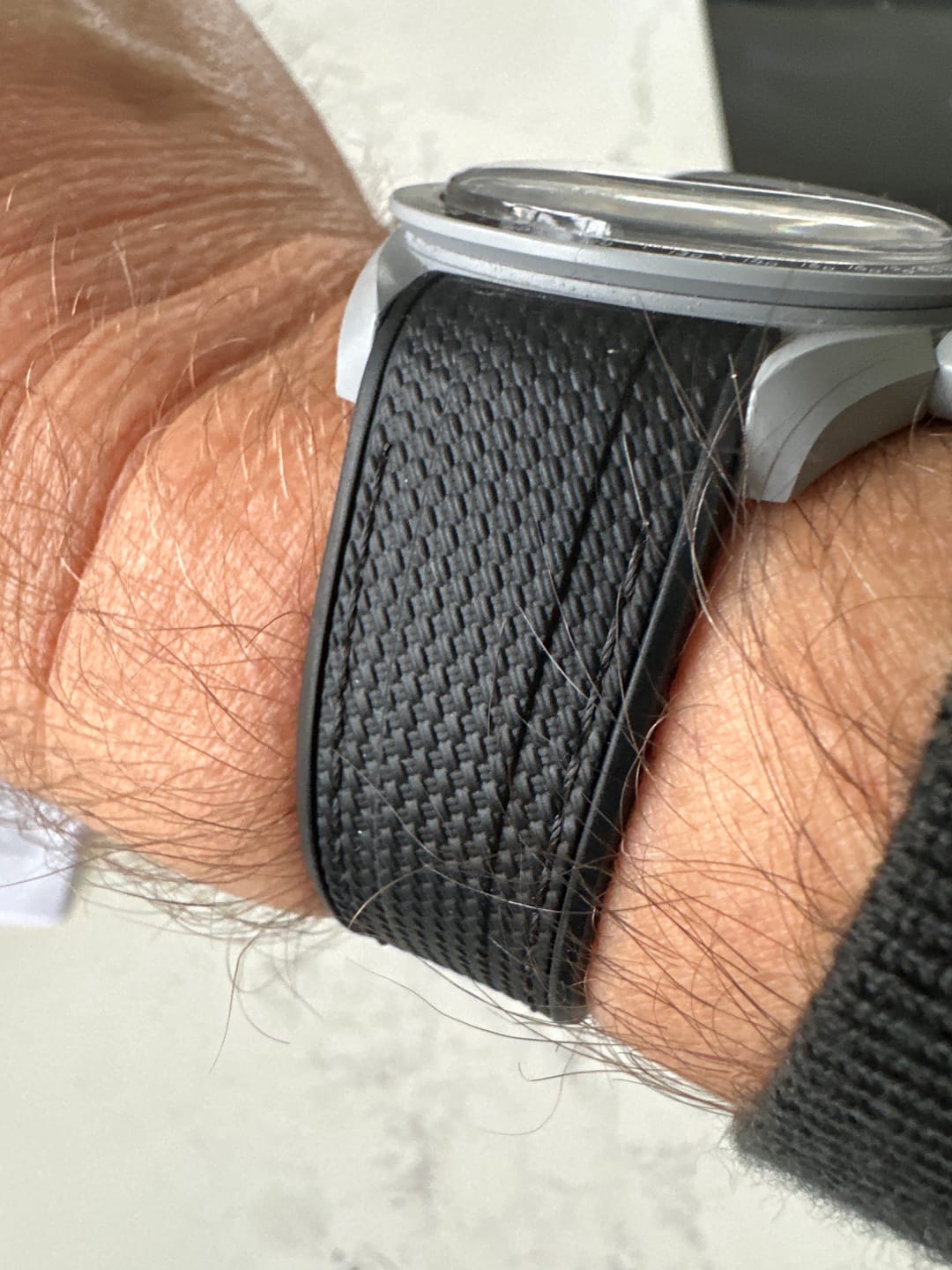 Customer photo review of Rubber Strap for Omega X Swatch MoonSwatch Mission to the Moon