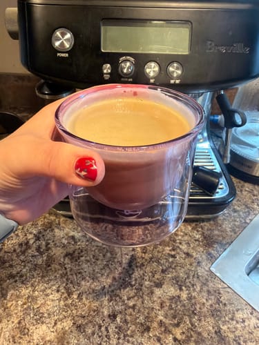 Customer photo review of FLUR Latte XL Glasses
