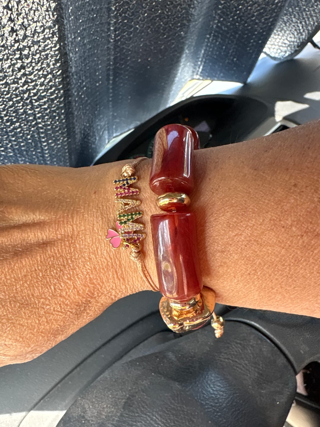 Customer photo review of Autumn Spice Bracelets (set of 3)