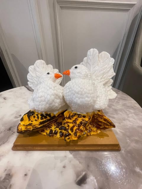 Customer photo review of Love Birds Statue With Base in Premium Quality Decorative Showpiece Resin Article for Home and Office Decor by Vastu Mandir