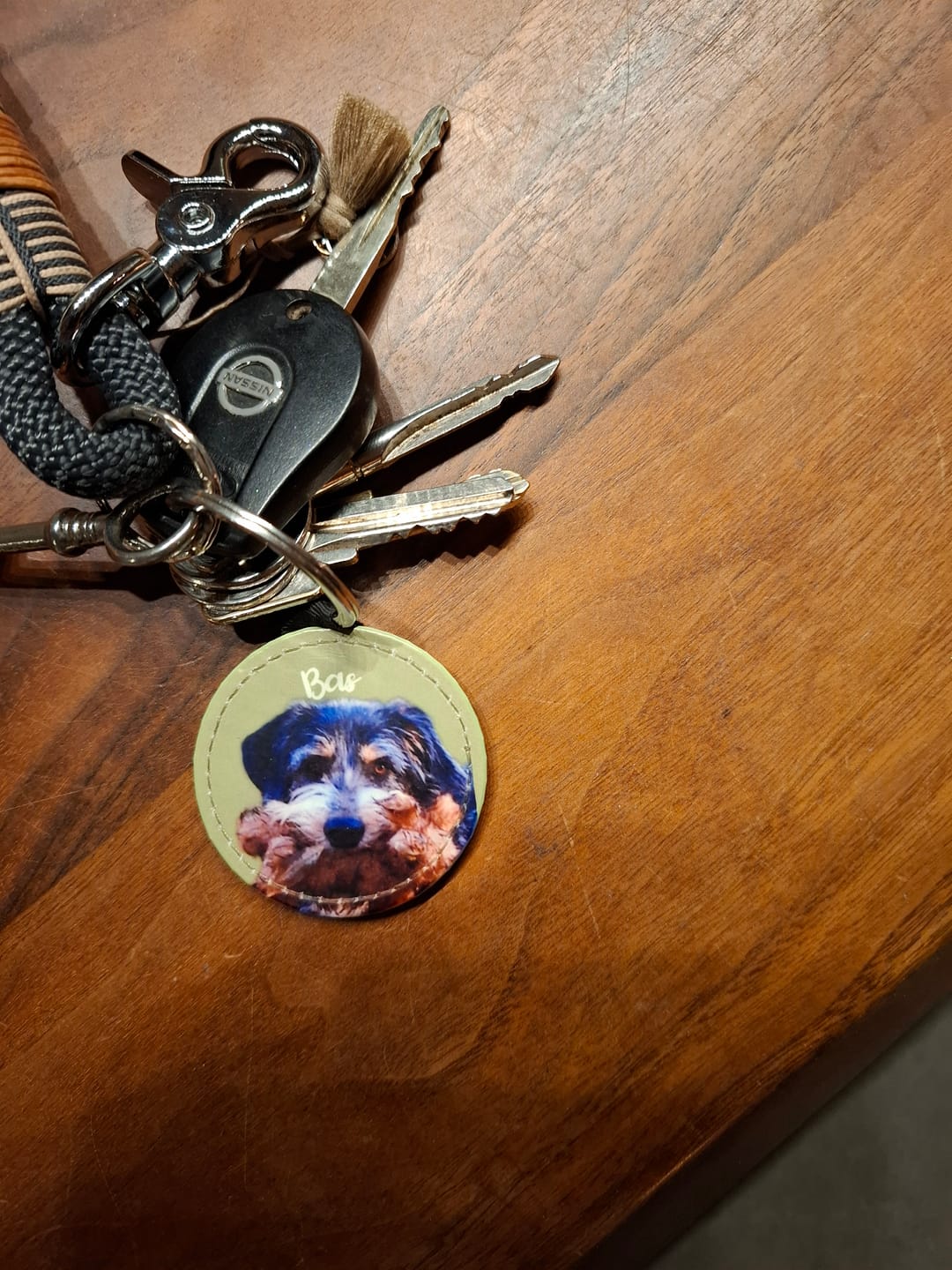 Customer photo review of Huisdier portret - Gepersonalliseerde sleutelhanger
