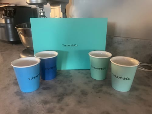Customer photo review of TIFFANY COFFEE CUP SET 1.0