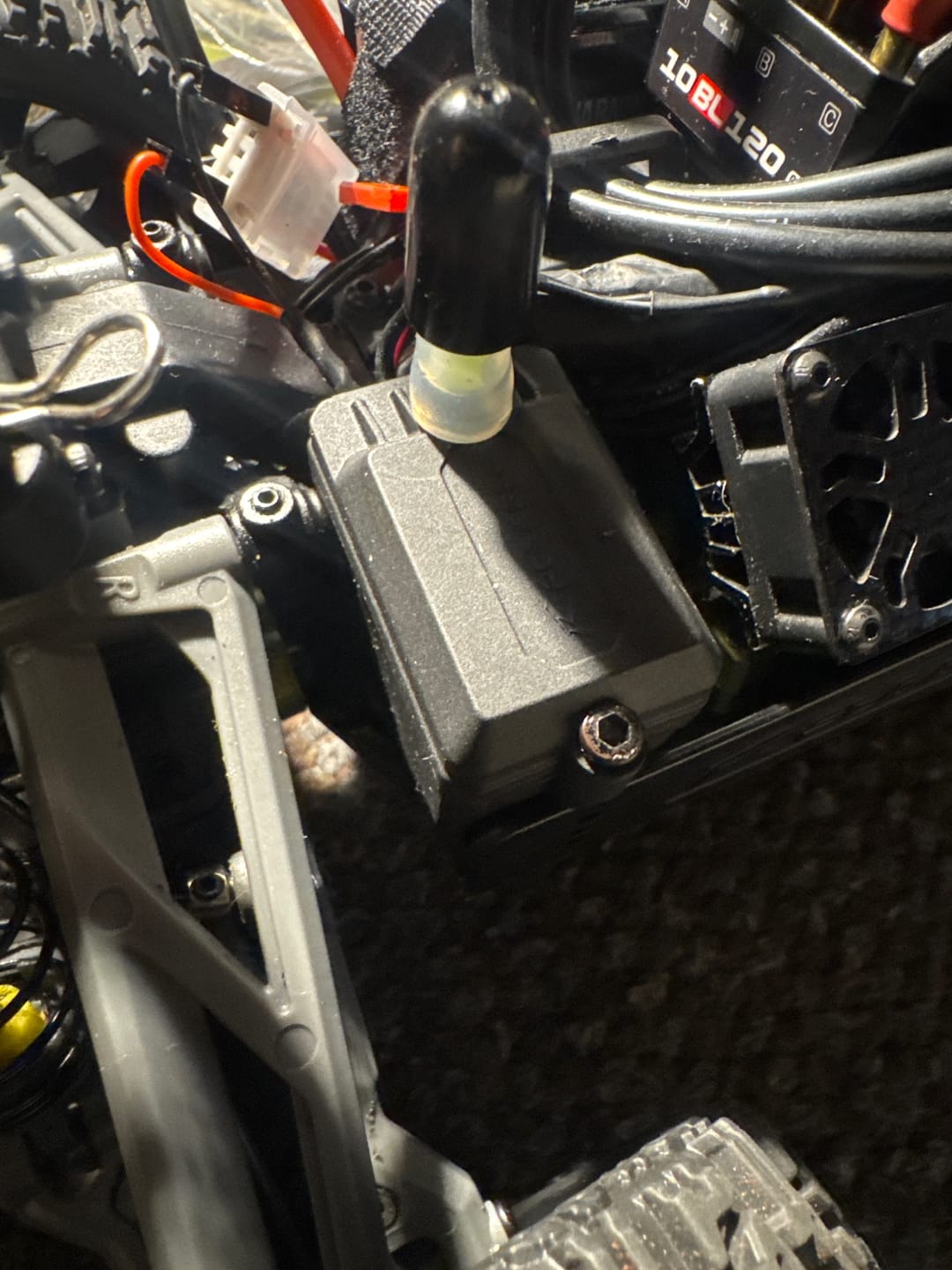 Customer photo review of S2 Alloy Steel Front & Rear Shock Stand For RZ001