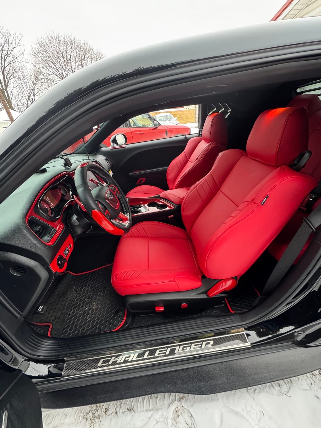 Customer photo review of 2015+ Dodge Challenger Custom Performance Seat Covers