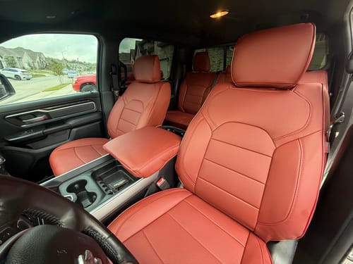Customer photo review of Premium Custom-Fit Seat Covers
