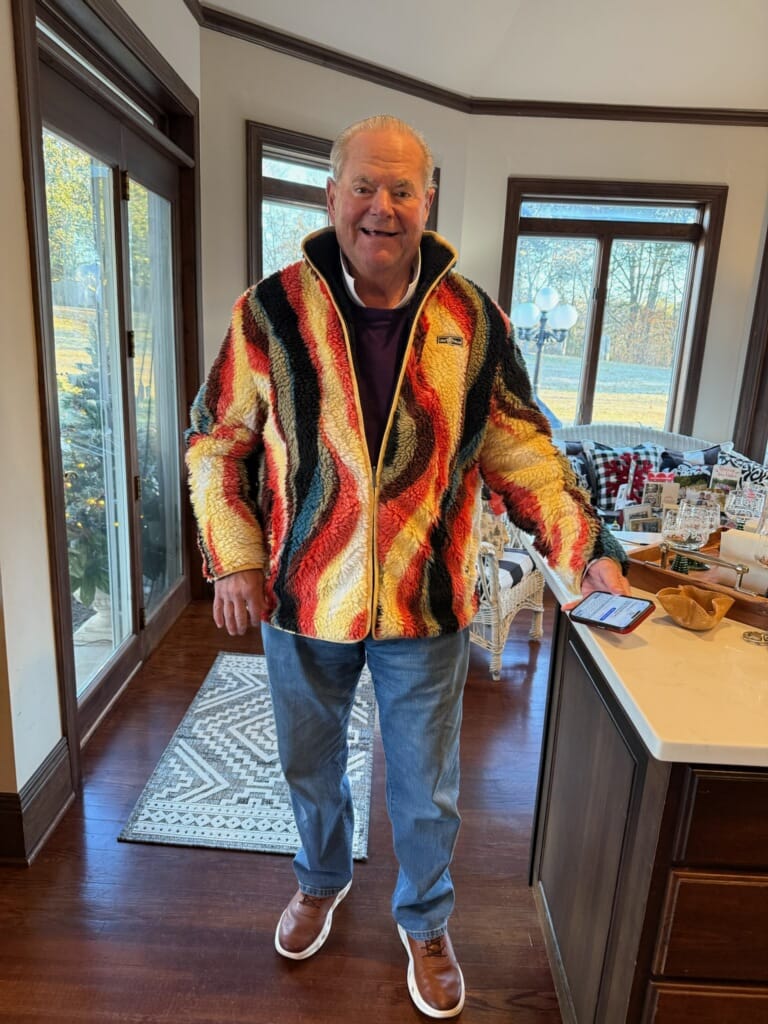 Customer photo review of Jacquard Double Sherpa Full Zip