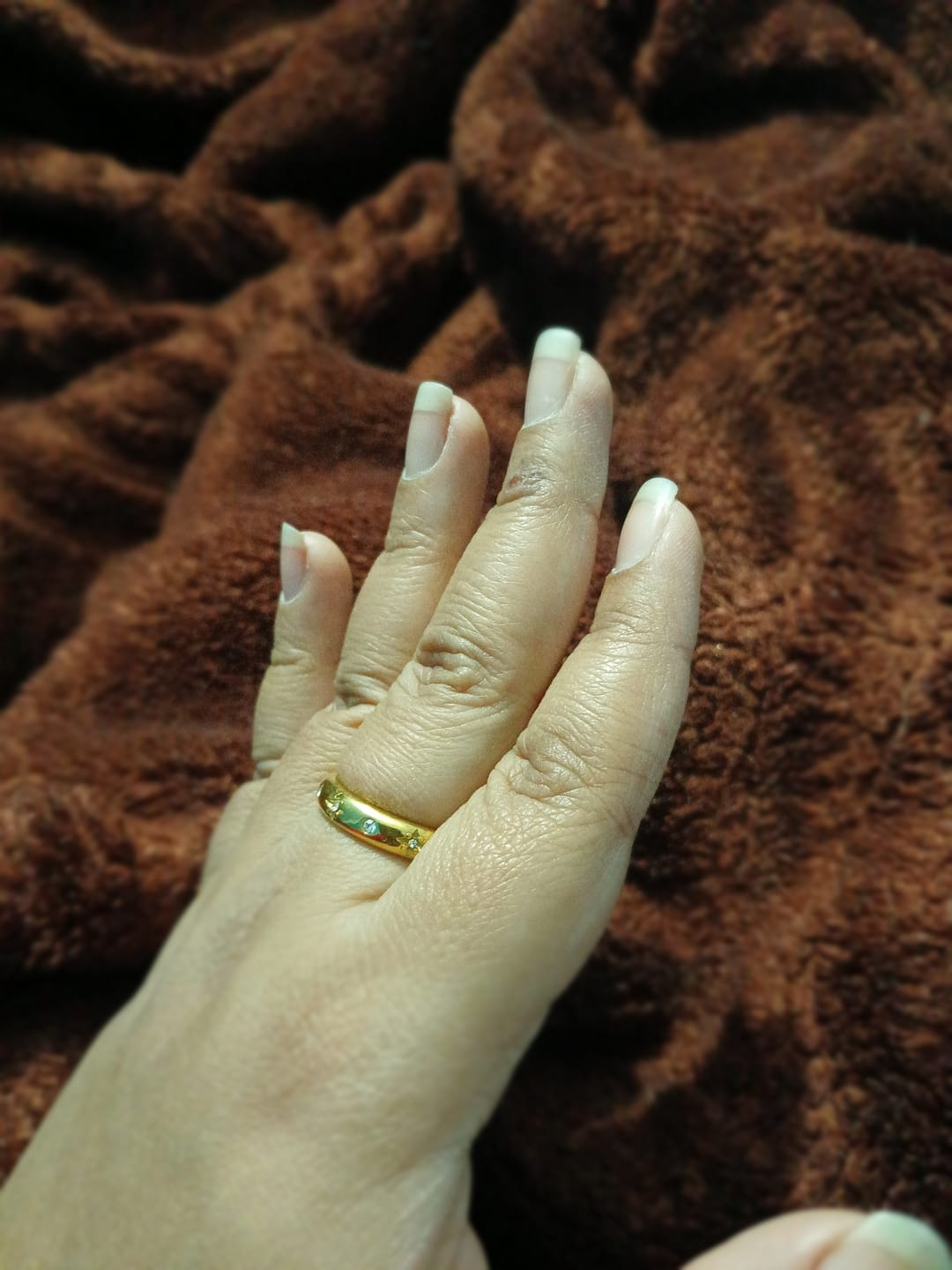 Customer photo review of Diamond Studded Ring