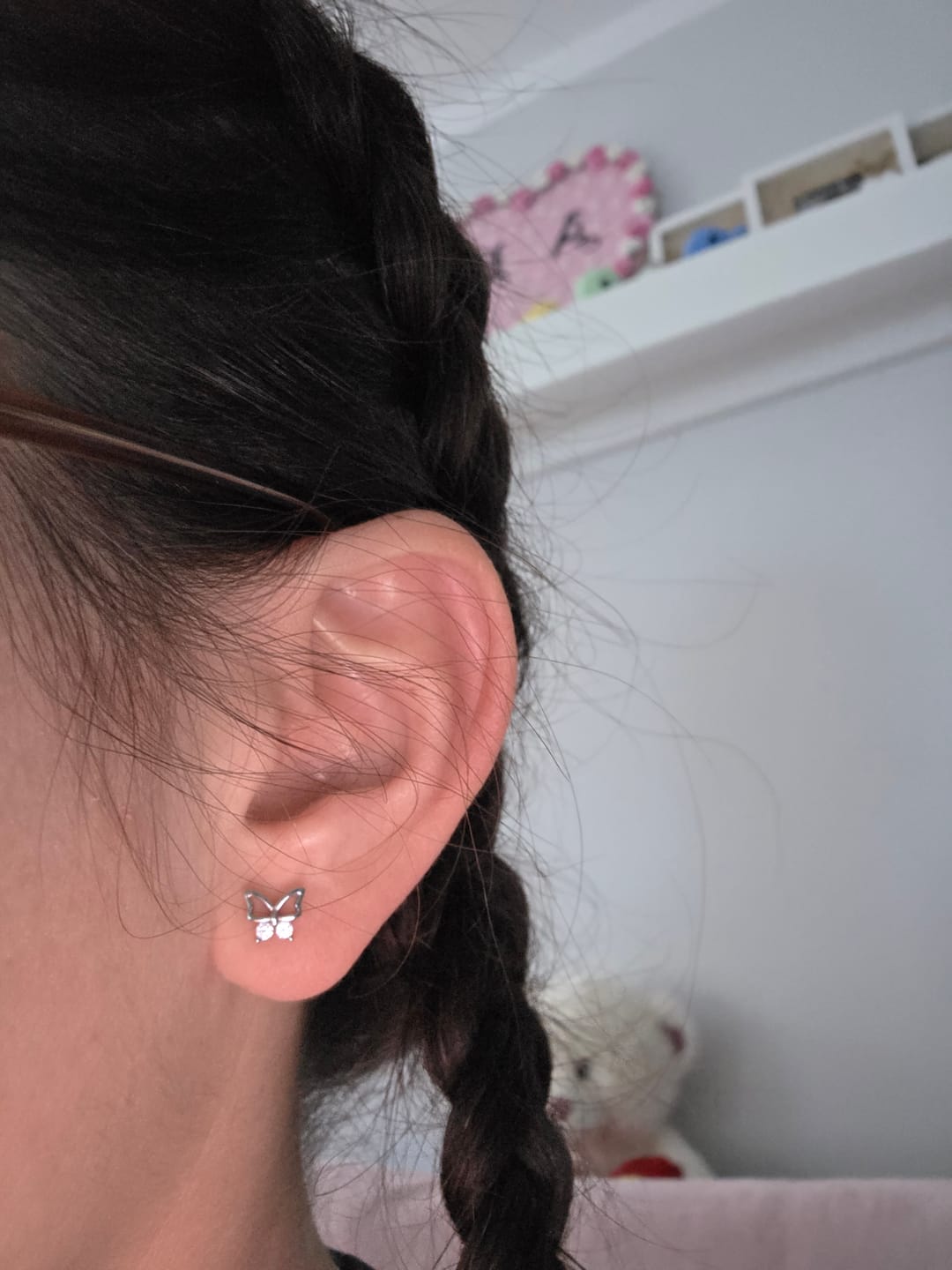 Customer photo review of Schmetterling Ohrstecker in 925 Silber