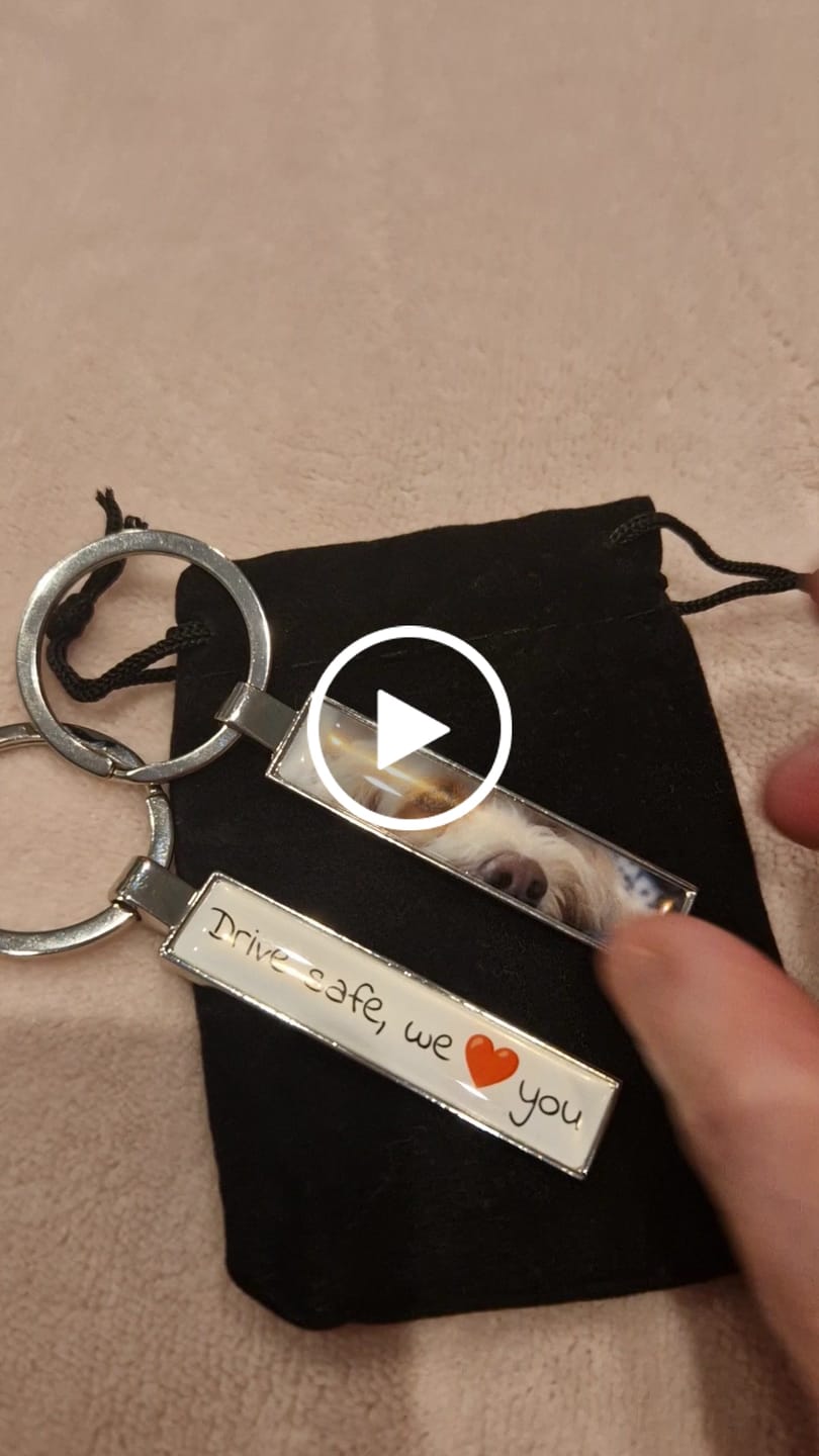 Customer video review of Personalised Metal Number Plate Keyring