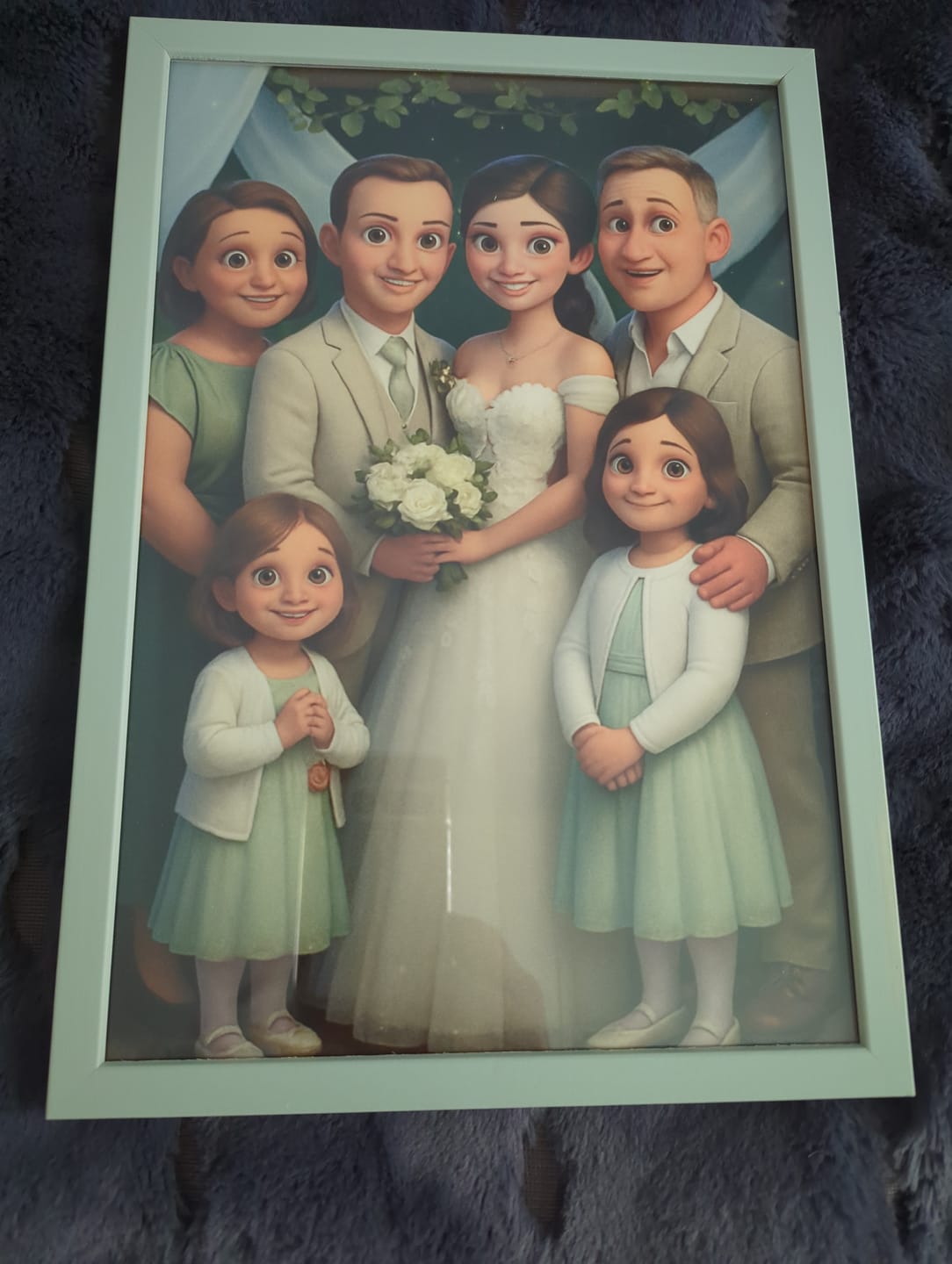 Customer photo review of Cartoon Love - Personalisiertes Poster mit Cartoon 3D Effekt im Comic Style