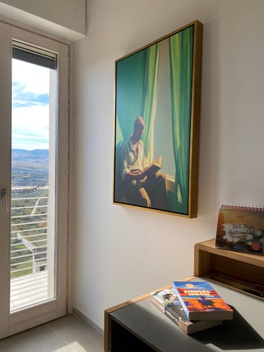Customer photo review of The Reading Corner Print