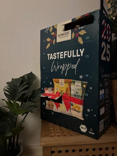 Customer photo review of Heimatgut Bio Snack Adventskalender
