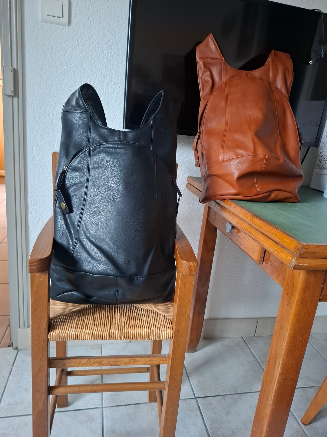 Customer photo review of Le sac à dos Vegan Original - Ergonomique et Antivol.