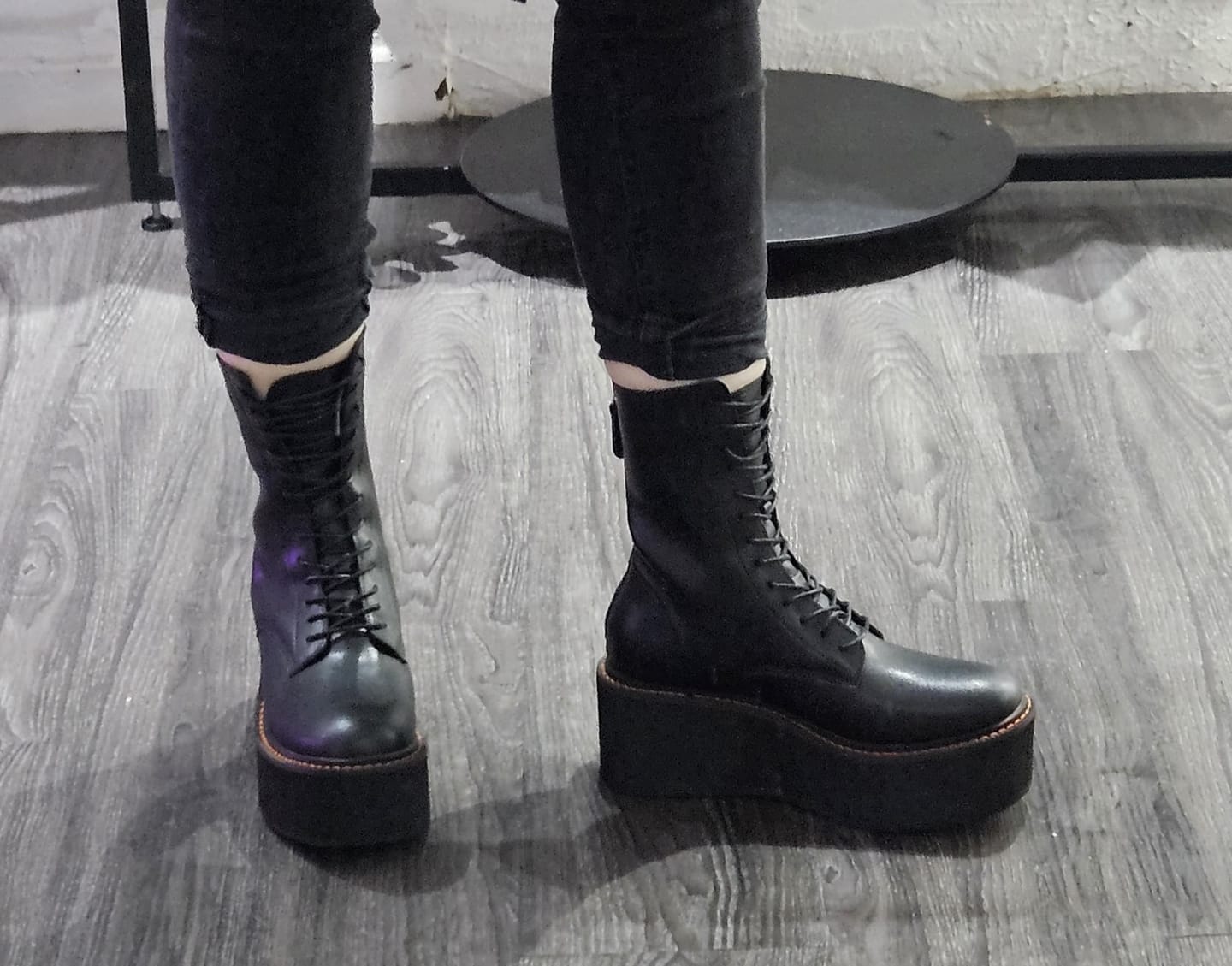 Customer photo review of Chunky Boots