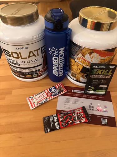 Customer photo review of Whey Isolate Professional