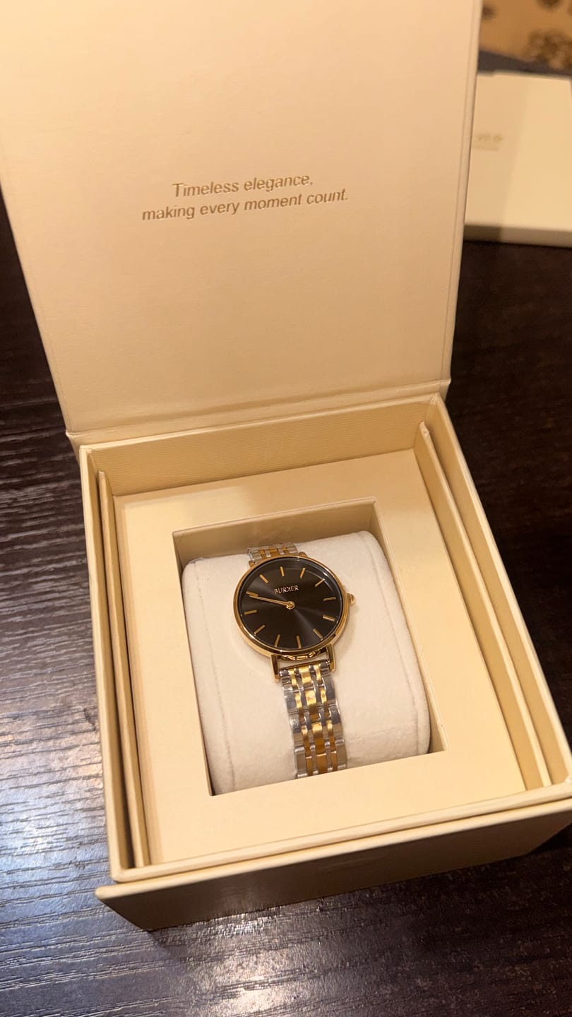 Customer photo review of Ruby Petite Black Gold Silver
