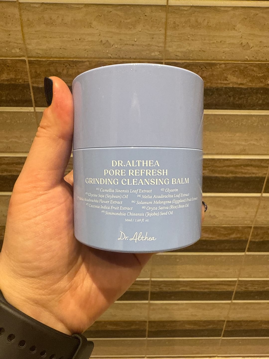 Customer photo review of Nomierinošs hidrofīlais balzams Dr.Althea Pore Refresh Grinding Cleansing Balm