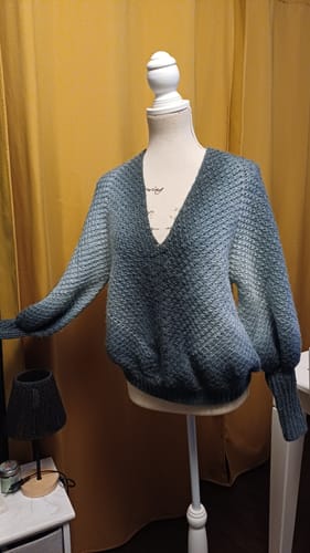 Customer photo review of Alize Angora Gold Ombre Batik