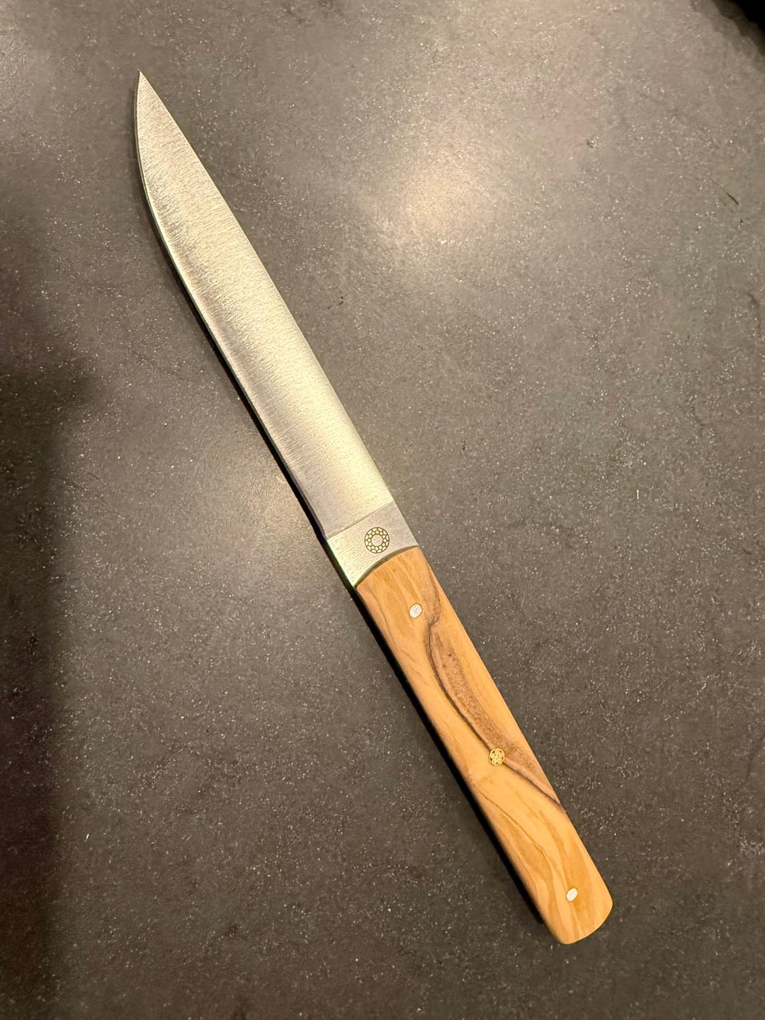 Customer photo review of Steak Knife Kit - Olivewood