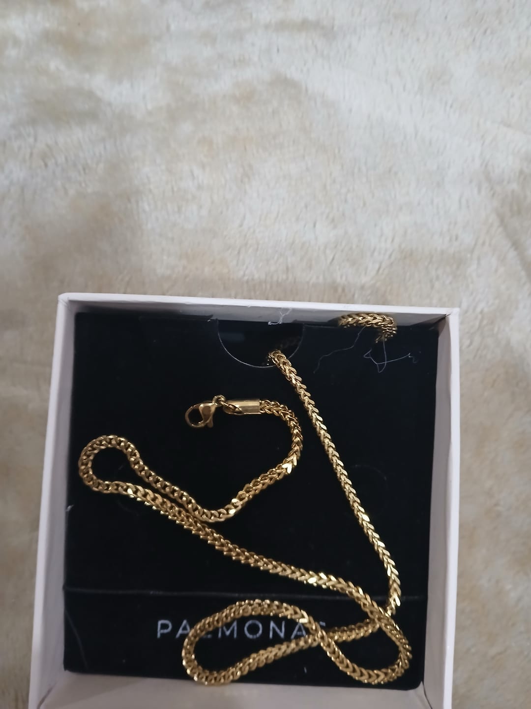 Customer photo review of Rounded Link Statement Chain for Men