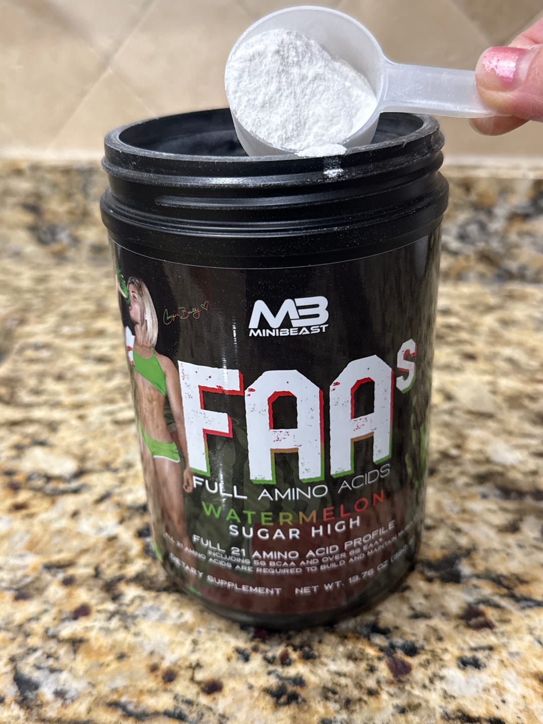 Customer photo review of FAA's (All 21 Aminos)