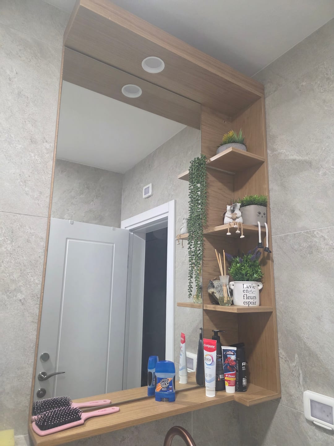 Customer photo review of מראה ללא מסגרת לפי מידה