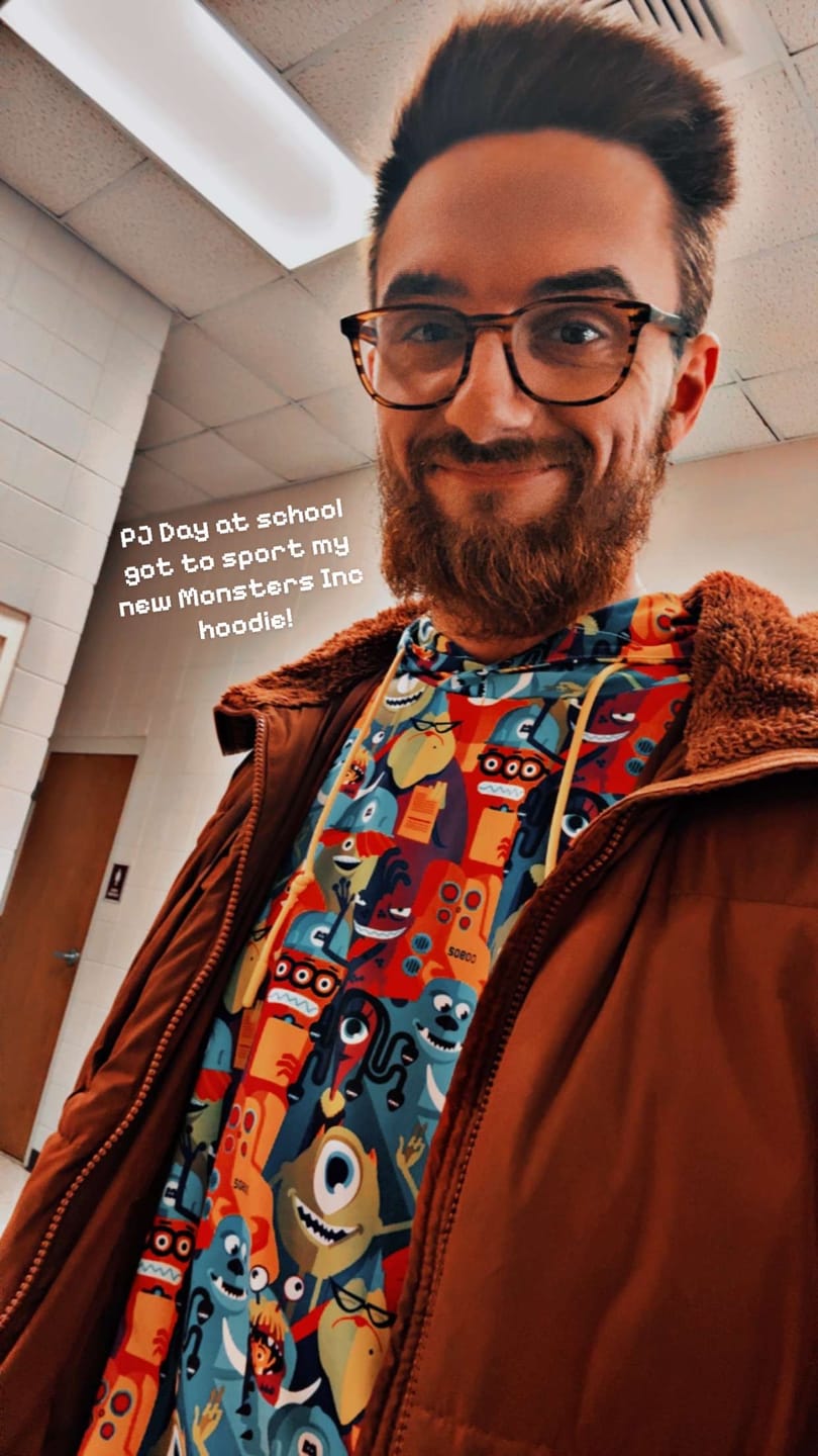 Customer photo review of Disney and Pixar Monsters, Inc. "The Scare Floor" – Performance Hoodie