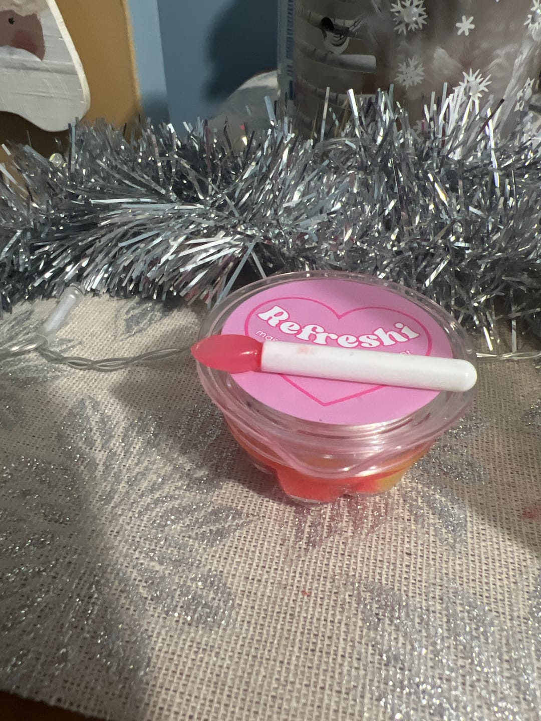 Customer photo review of Hydrating Pudding Lip Mask