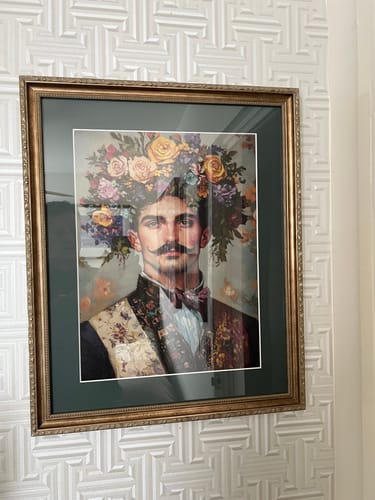 Customer photo review of Victorian Gentleman Print