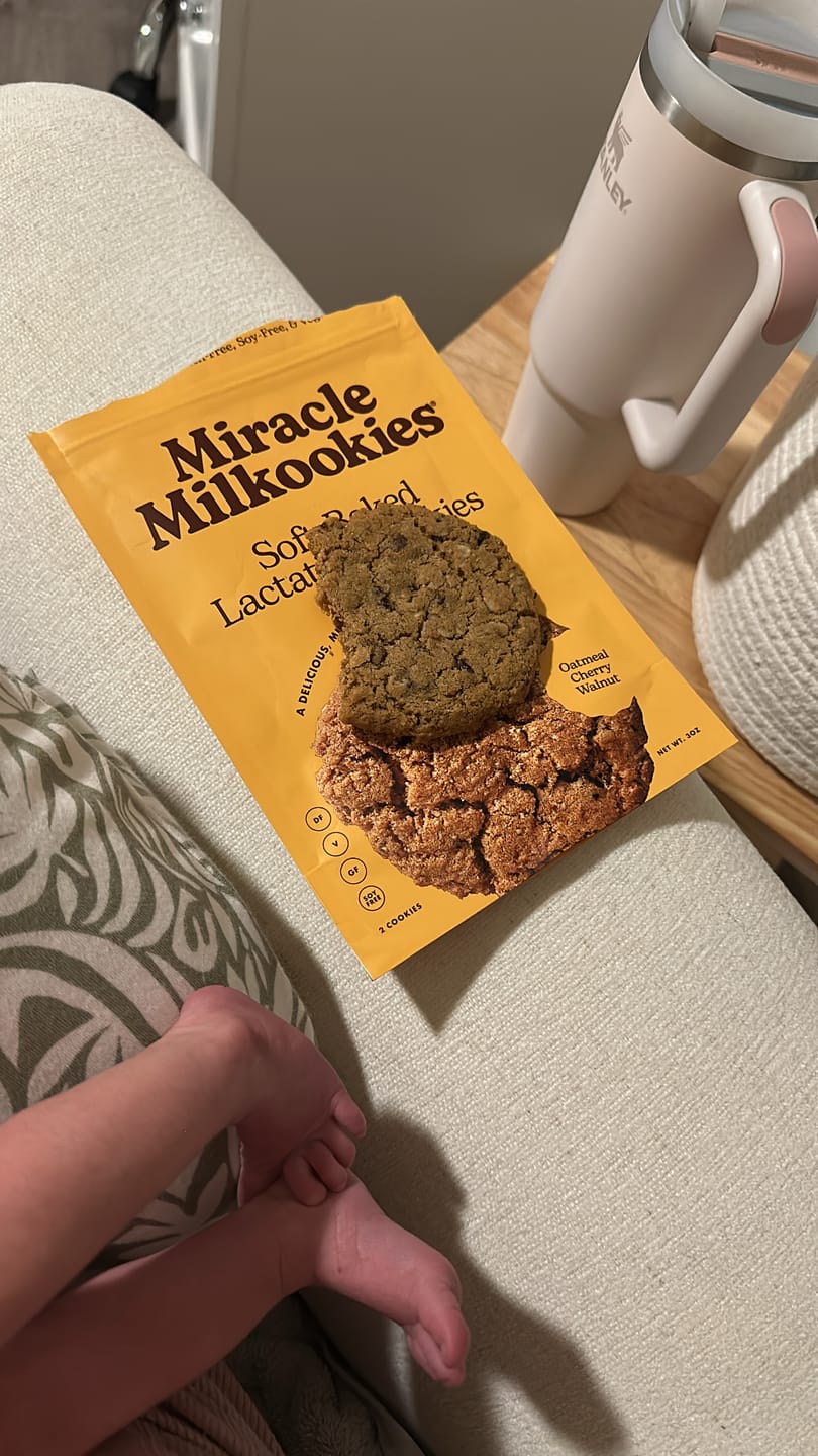 Customer photo review of Oatmeal Walnut Cherry Lactation Cookies (Dairy-Free, Gluten-Free & Vegan)
