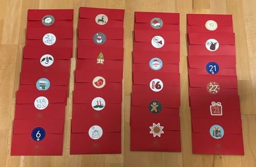 Customer photo review of Matcha Advent Calendar