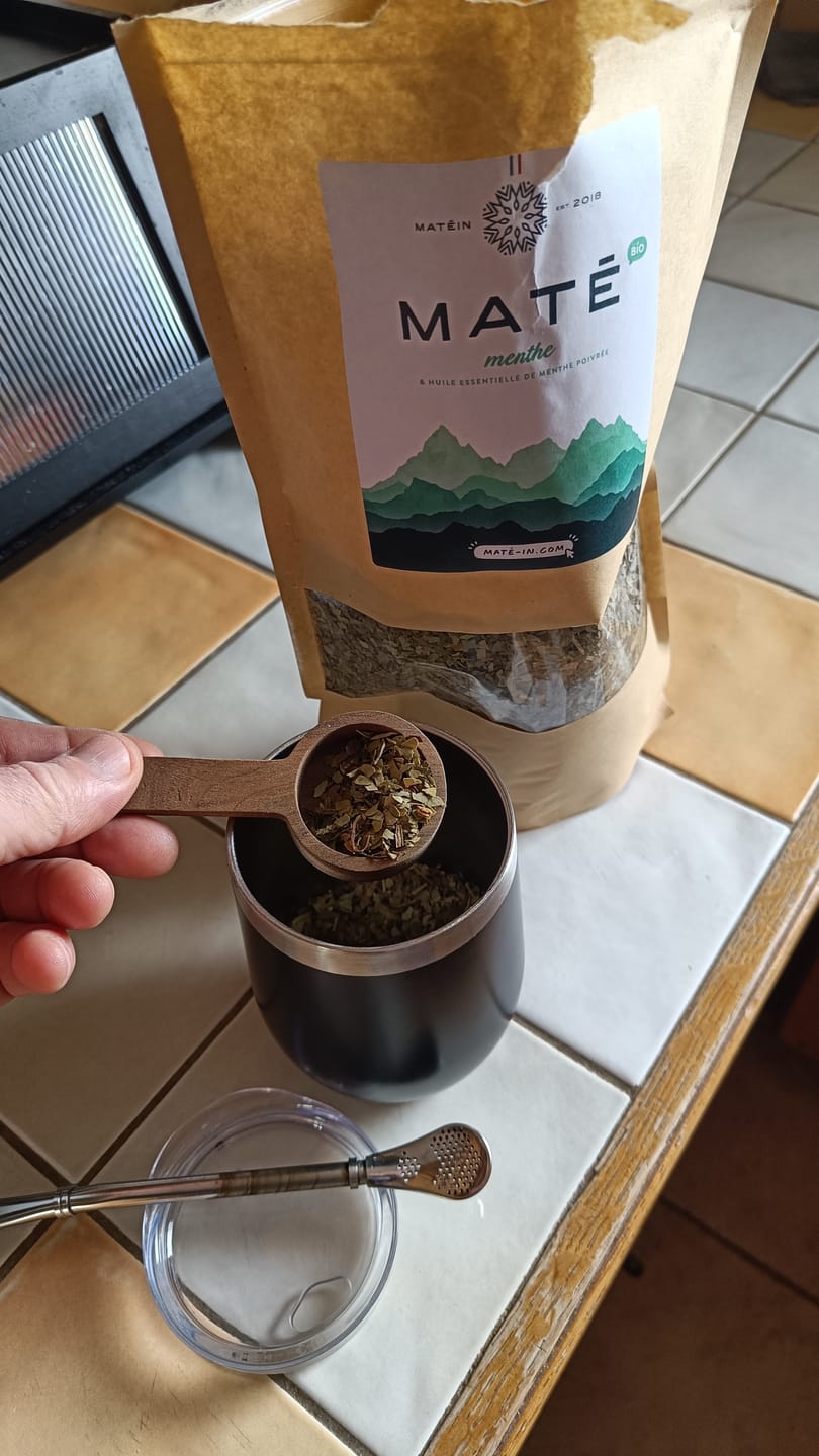Customer photo review of Maté Menthe 🍃