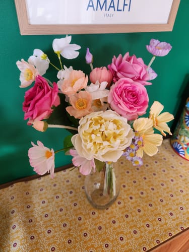 Customer photo review of Pastel Flowers