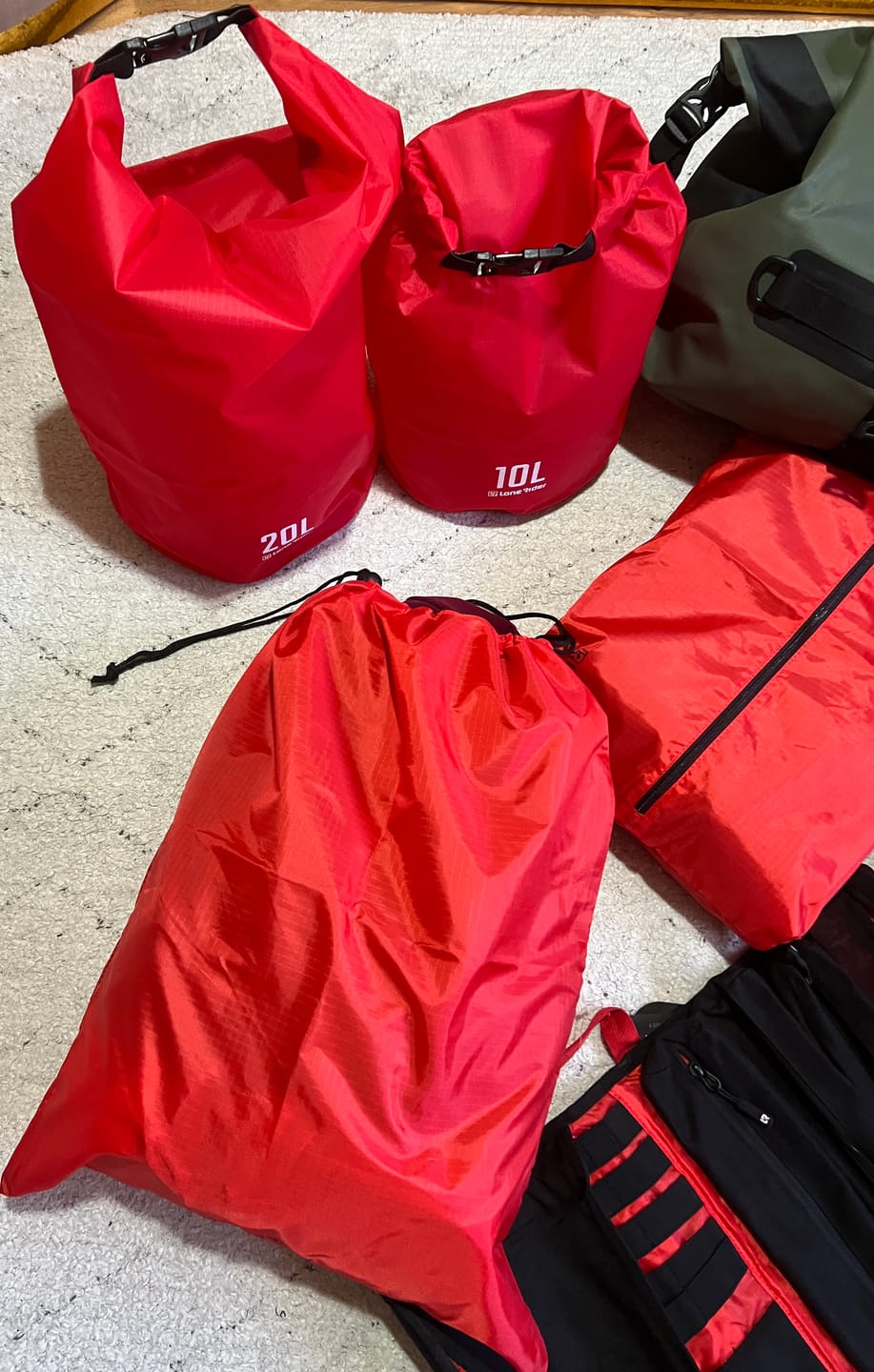Customer photo review of Travel Packing Cubes - Ultimate Travel Packing Set