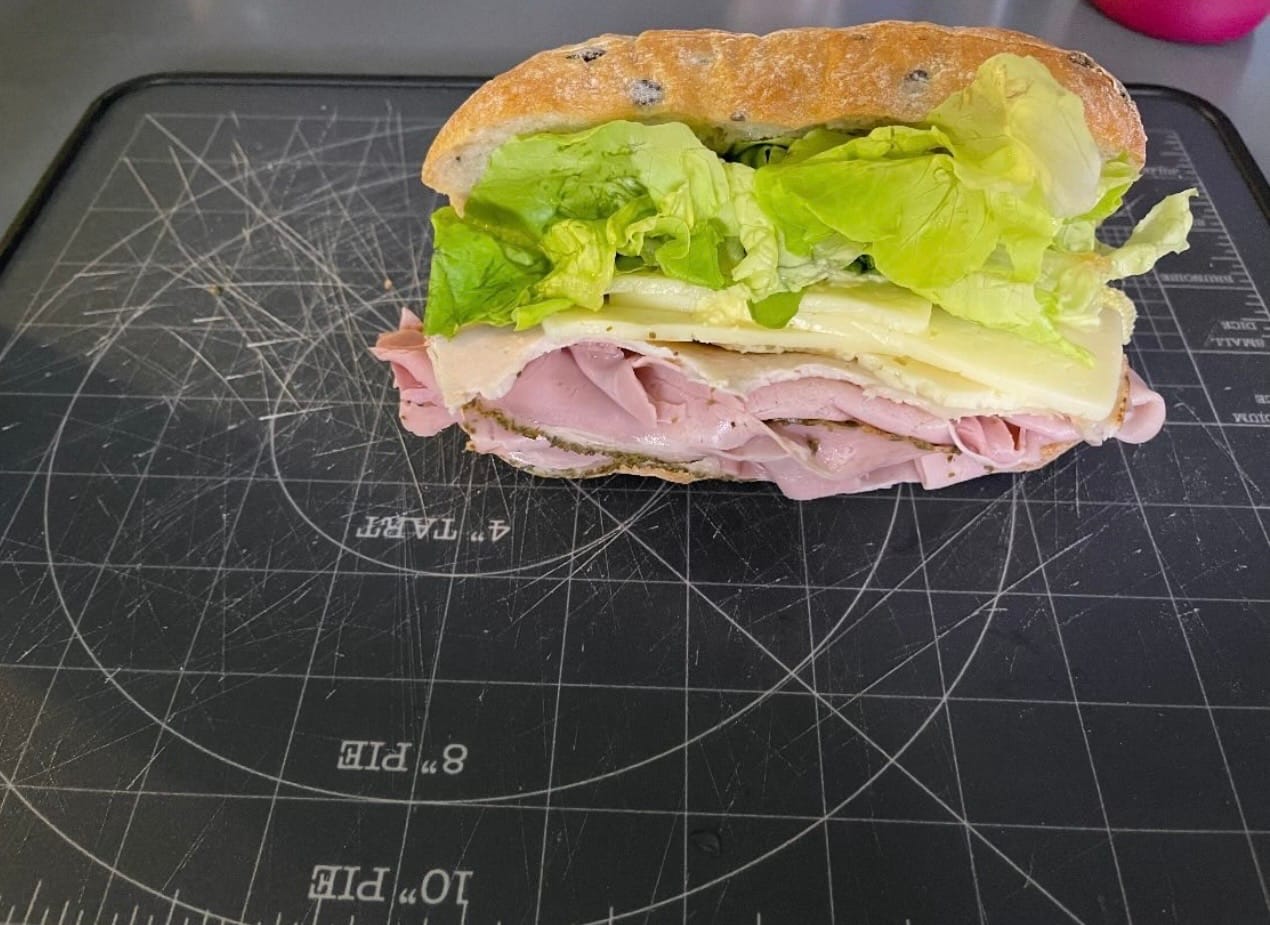 Customer photo review of Olive Ciabattini Rolls (4 pack)