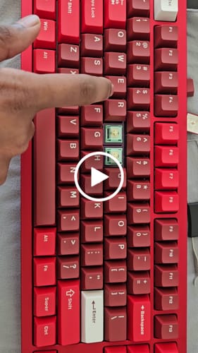 Customer video review of Akko X HMX Cilantro Tactile Switch Factory Lubed (45PCS)