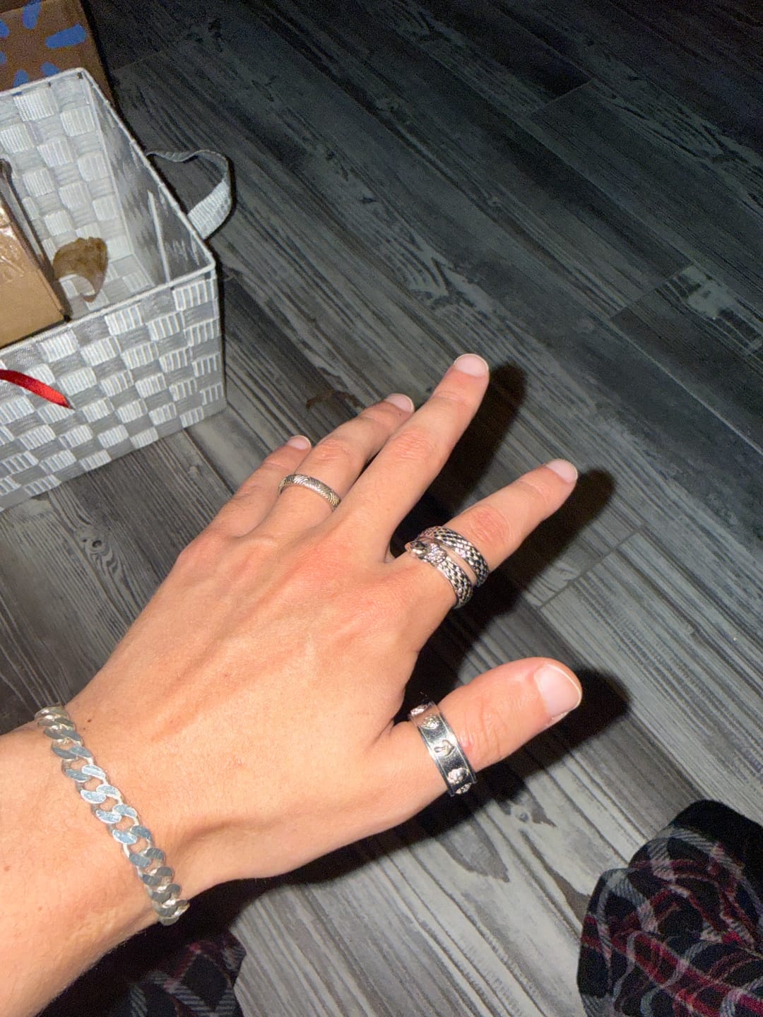 Customer photo review of PSYCHEDELIC LOVE RING