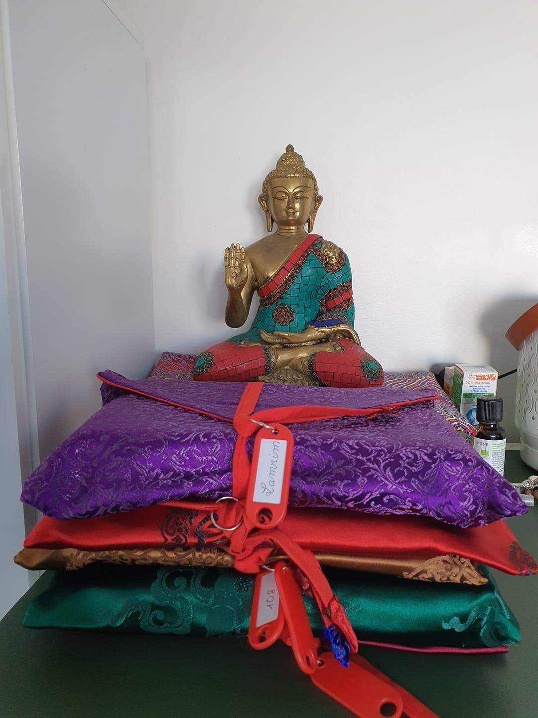 Customer photo review of Protections Soie du Tibet | Les Livres du Dharma sont Précieux