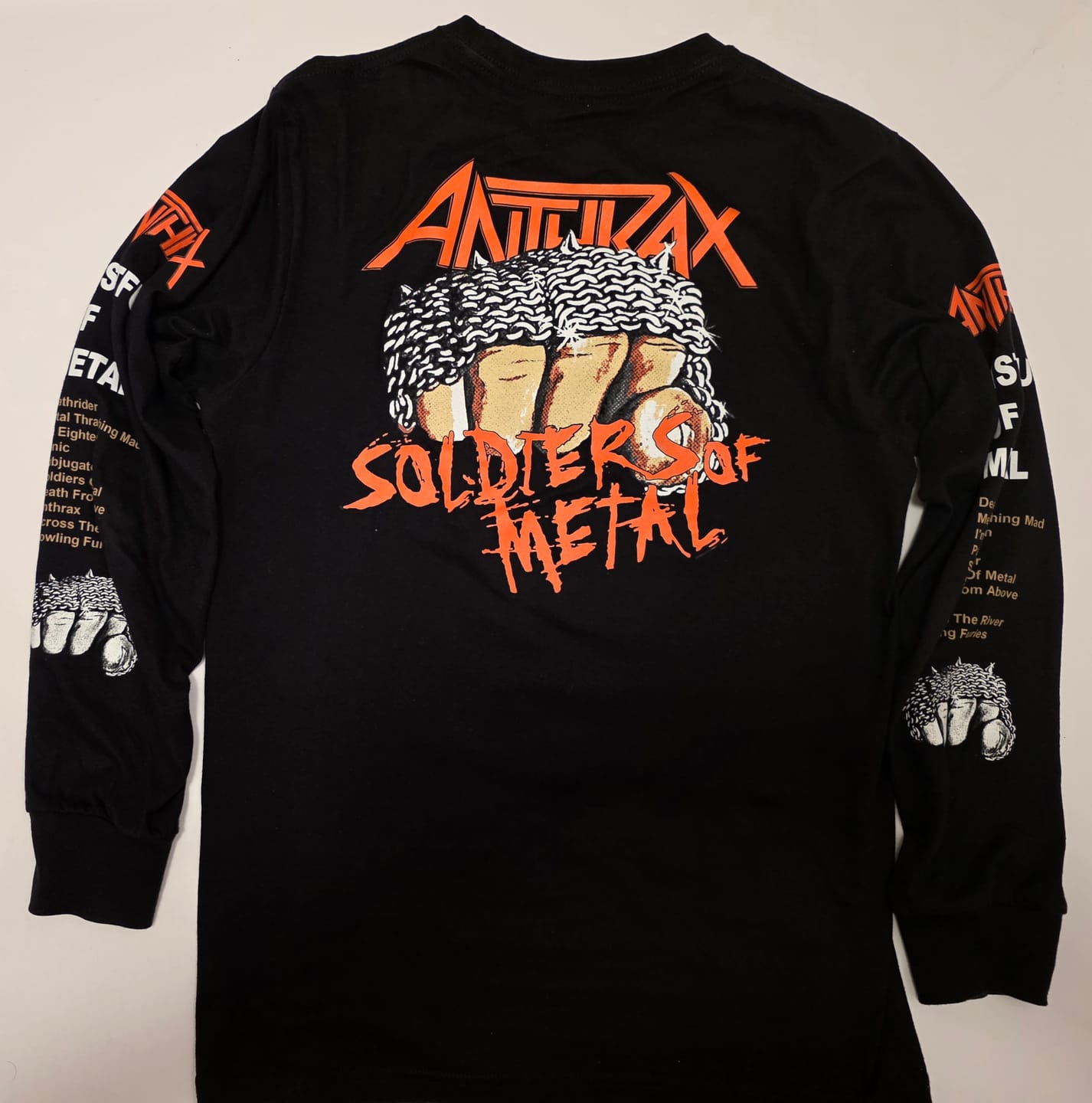 Customer photo review of Anthrax - Fistful Of Metal - Longsleeve Shirt