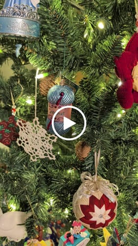 Customer video review of Crochet Ornament