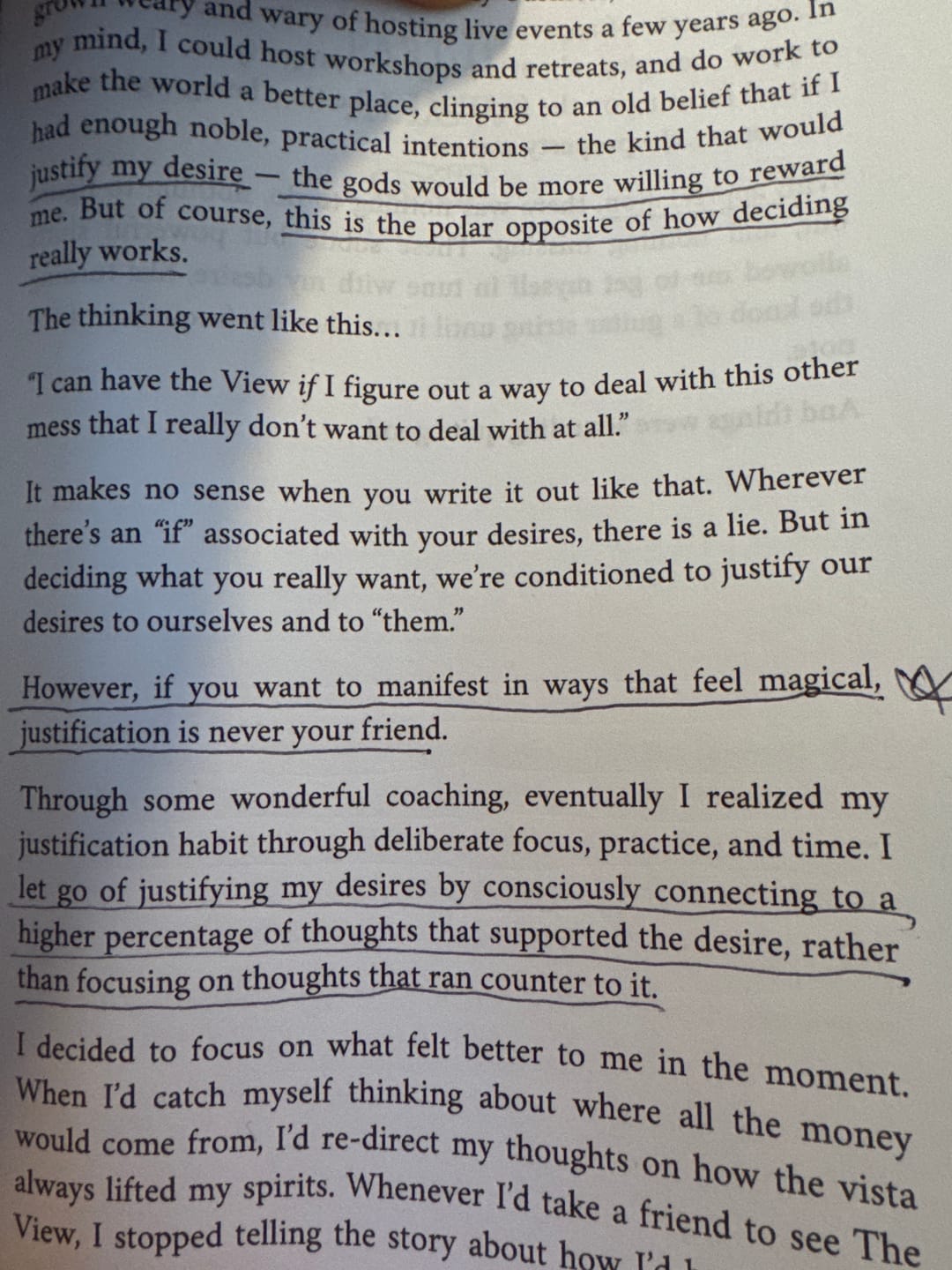 Customer photo review of Decide: Activate Your Inner Superpower to Make Very Cool Sh*t Happen