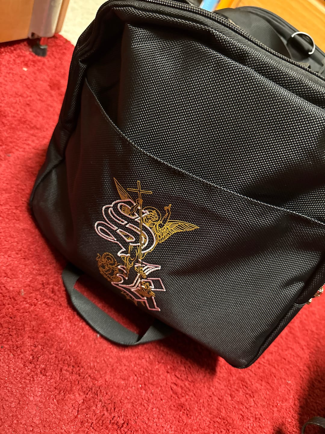Customer photo review of Fear Not Duffle Bag