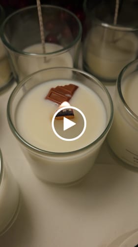 Customer video review of Vaso para velas trasparente 230 ml