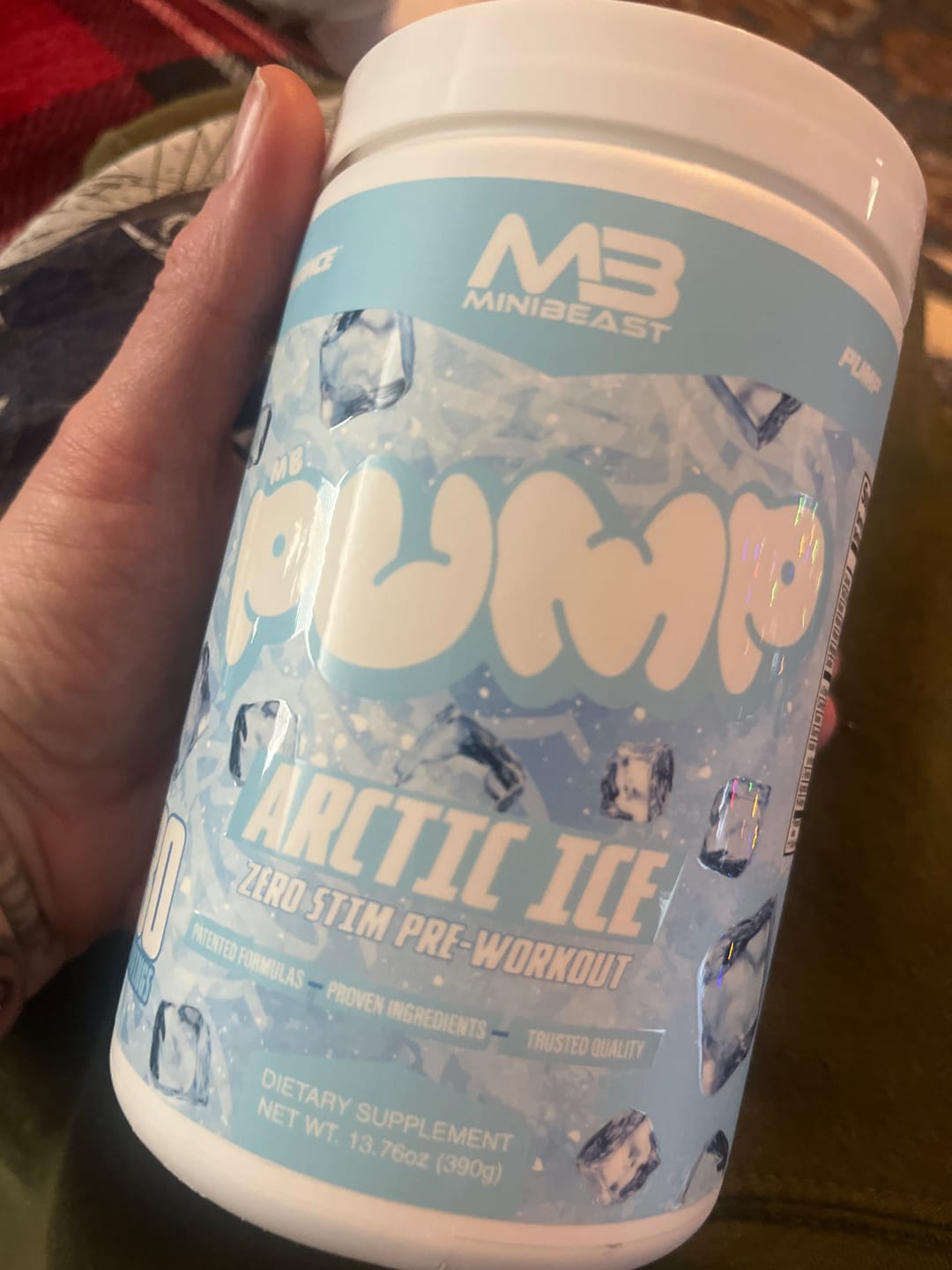 Customer photo review of MB Pump (Zero Stim Pre-Workout)