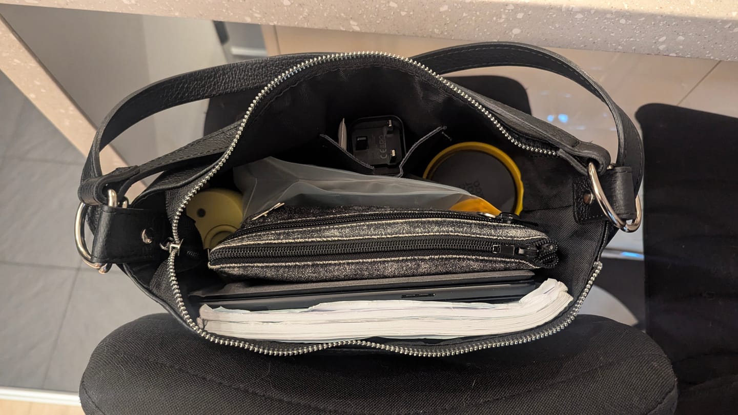 Customer photo review of Sarno 2-in-1 Backpack and Tote Bag