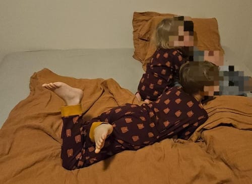 Customer photo review of Brown Bears Organic Pyjamas