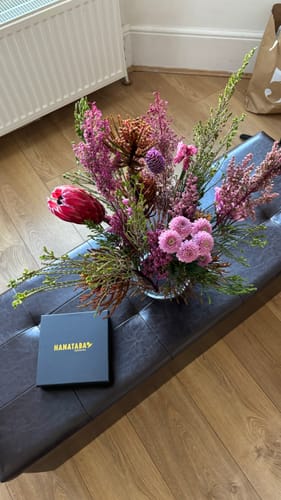 Customer photo review of Kenzan Ring 150 mm Acrylic Flower Frog