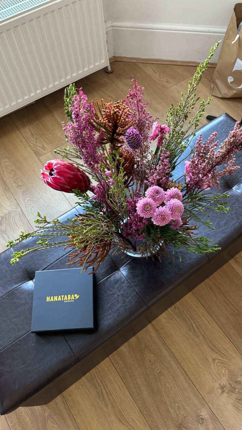 Customer photo review of Kenzan Ring 150 mm Acrylic Flower Frog